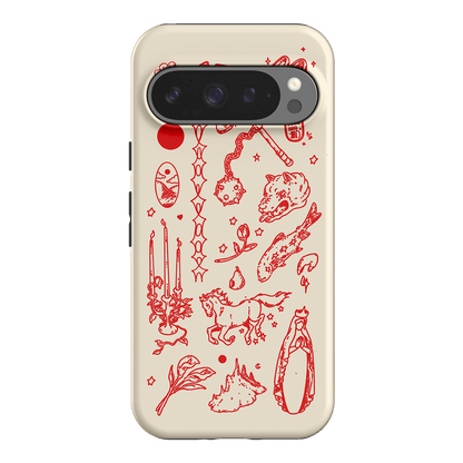 Dreamcore Cream Printed Phone Cases Google Pixel 9 Pro / Armoured by Easty Beasty - The Dairy