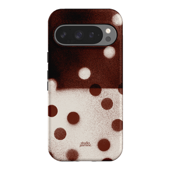 Espresso Polka Dot Printed Phone Cases Google Pixel 9 Pro / Armoured by Jasmine Dowling - The Dairy