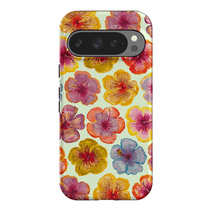 Hibiscus Holiday Sorbet Printed Phone Cases Google Pixel 9 Pro / Armoured by BG. Studio - The Dairy