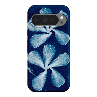 Hibiscus Cyanotype Printed Phone Cases Google Pixel 9 Pro / Armoured by Sally Hungerford - The Dairy