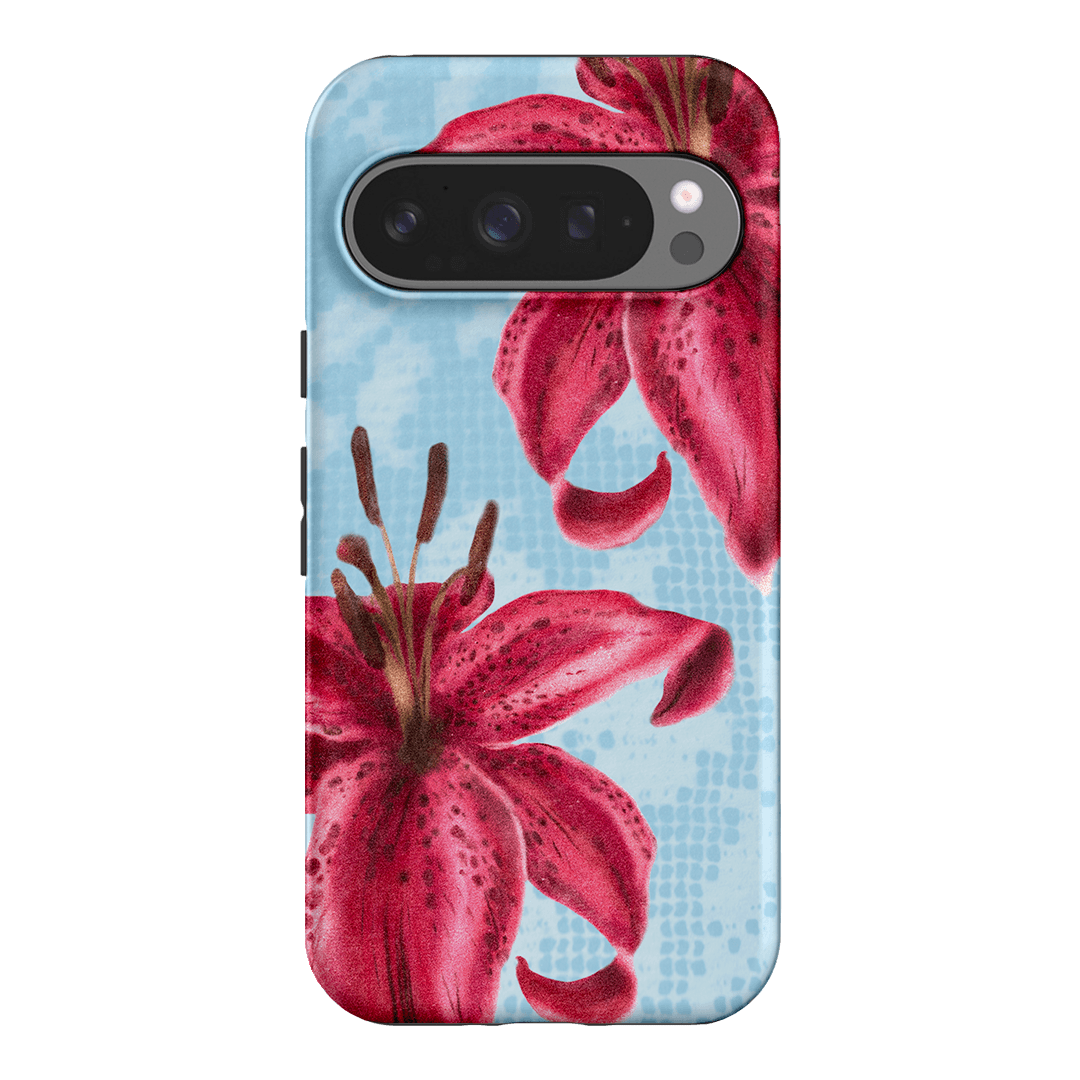 Lillies Printed Phone Cases Google Pixel 9 Pro / Armoured by Sally Hungerford - The Dairy