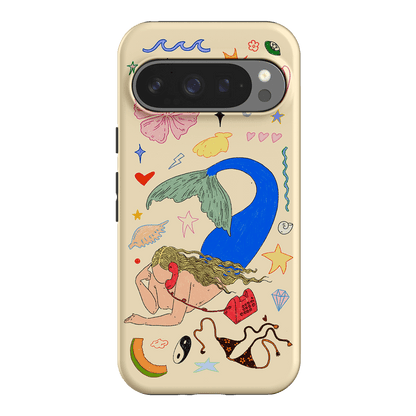 Mermaid Salad Cream Printed Phone Cases Google Pixel 9 Pro / Armoured by Easty Beasty - The Dairy