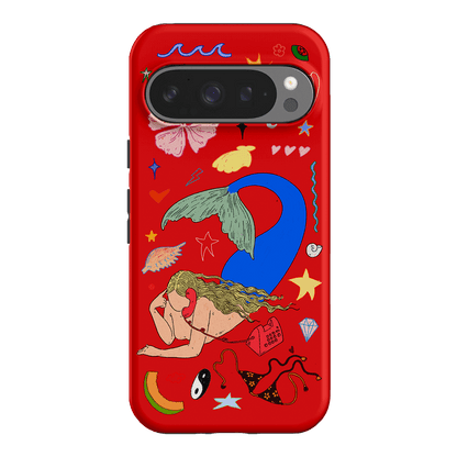 Mermaid Salad Scarlet Printed Phone Cases Google Pixel 9 Pro / Armoured by Easty Beasty - The Dairy