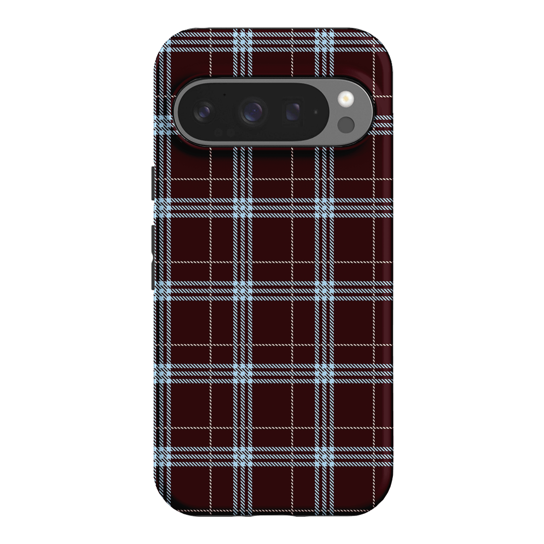 Mocha Plaid Printed Phone Cases Google Pixel 9 Pro / Armoured by The Dairy - The Dairy