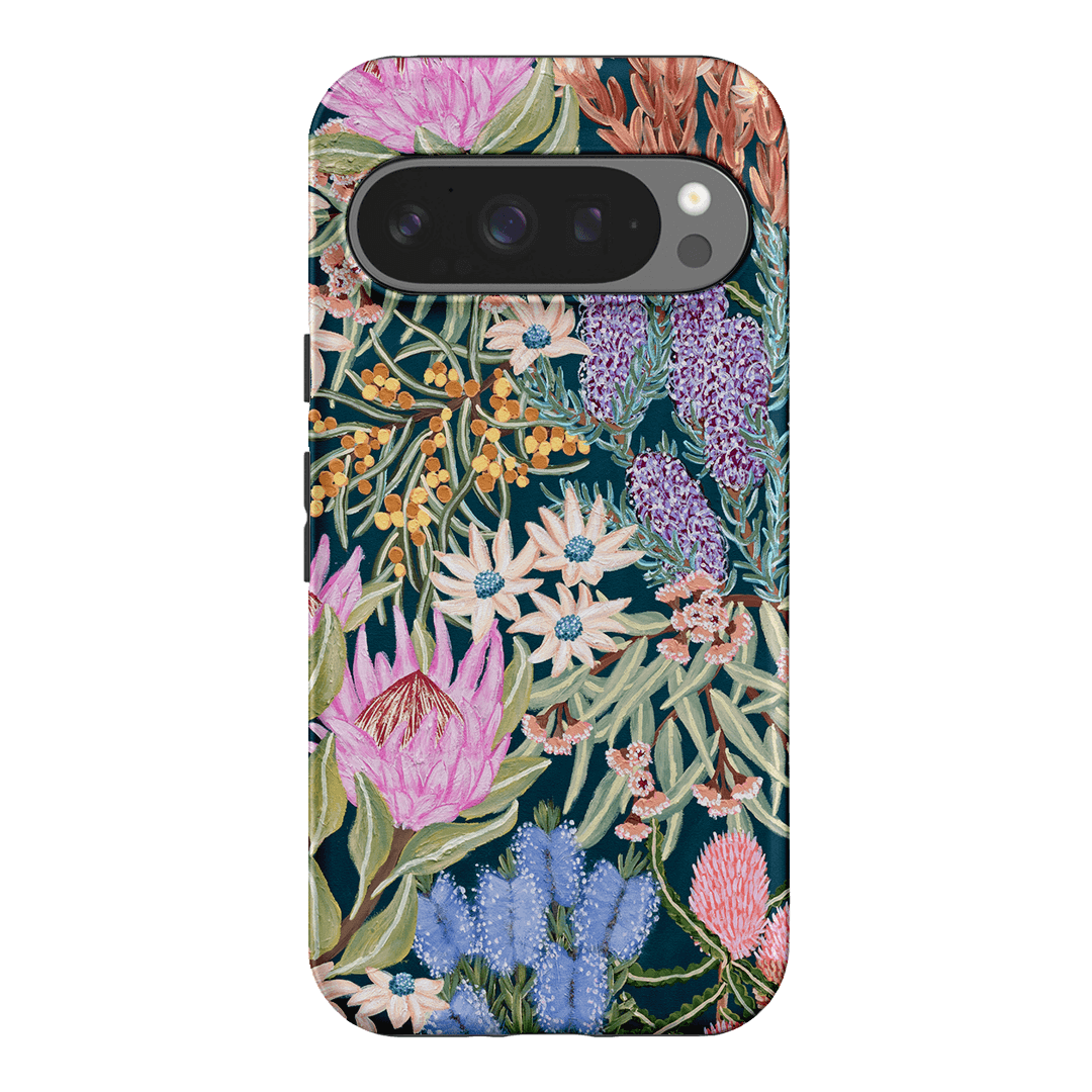 Moonlit Floral Printed Phone Cases Google Pixel 9 Pro / Armoured by Amy Gibbs - The Dairy