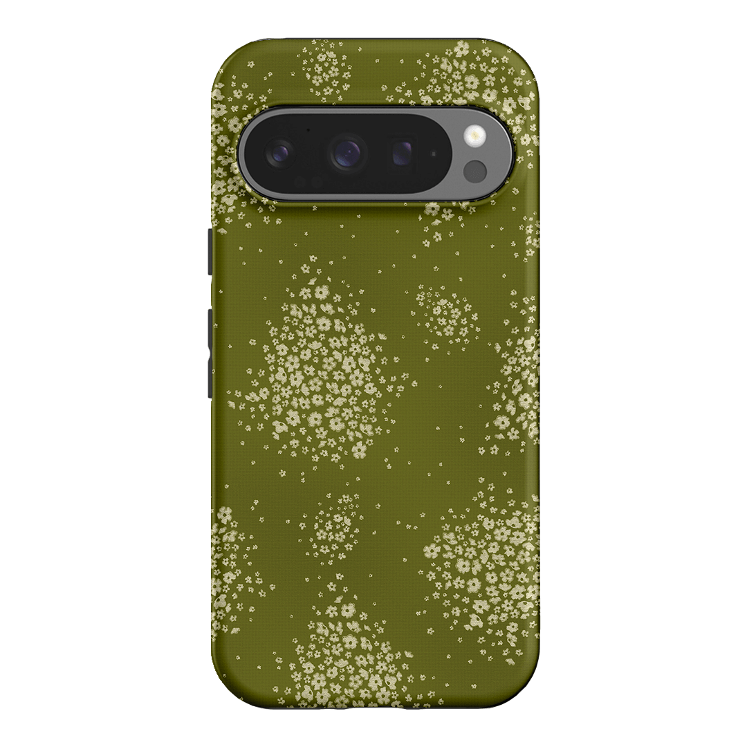 Olive Bloom Printed Phone Cases Google Pixel 9 Pro / Armoured by Veronica Tucker - The Dairy