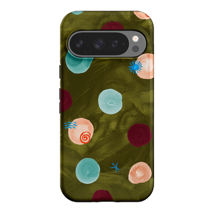 Olive Spot Printed Phone Cases Google Pixel 9 Pro / Armoured by Charlie Taylor - The Dairy