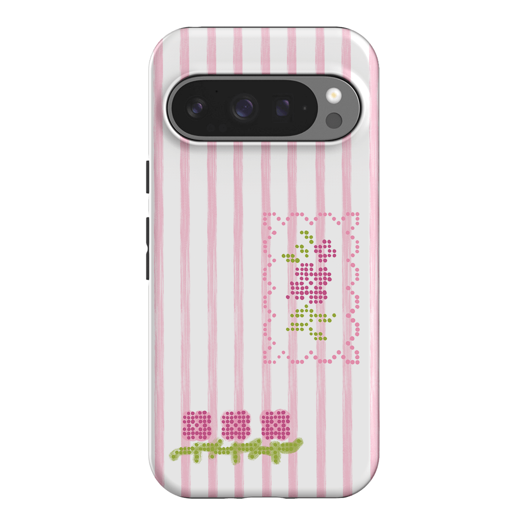 Patchwork Pink Printed Phone Cases Google Pixel 9 Pro / Armoured by Kayla Carr - The Dairy