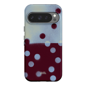 Plum Polka Dot Printed Phone Cases Google Pixel 9 Pro / Armoured by Jasmine Dowling - The Dairy