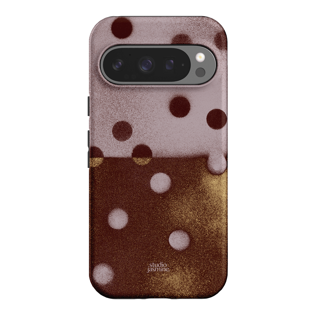 Rust Polka Dot Printed Phone Cases Google Pixel 9 Pro / Armoured by Jasmine Dowling - The Dairy