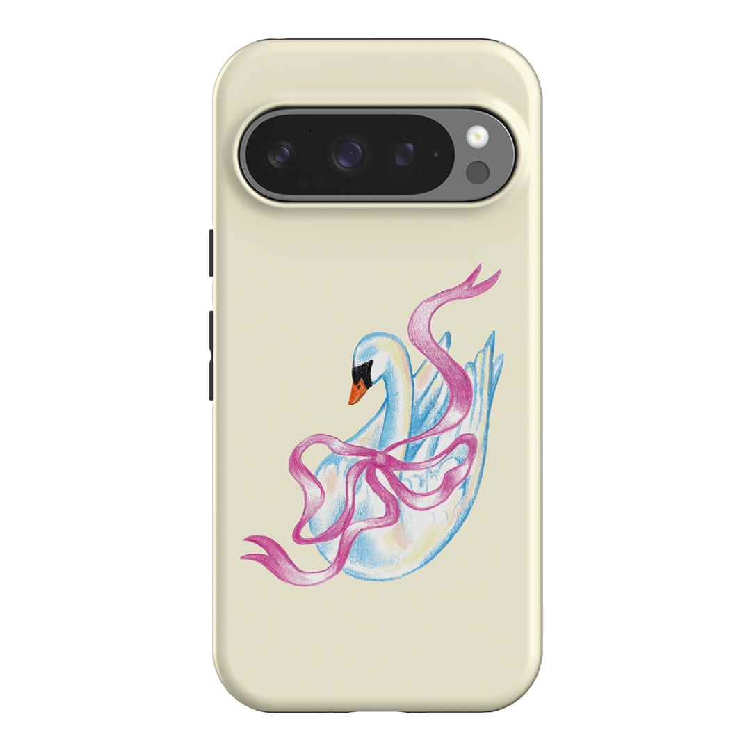 Satin Swan Printed Phone Cases Google Pixel 9 Pro / Armoured by Femke Studio - The Dairy