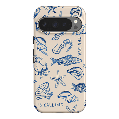 Sea Call Printed Phone Cases Google Pixel 9 Pro / Armoured by Cass Deller - The Dairy