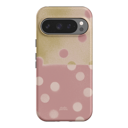 Strawberry Polka Dot Printed Phone Cases Google Pixel 9 Pro / Armoured by Jasmine Dowling - The Dairy