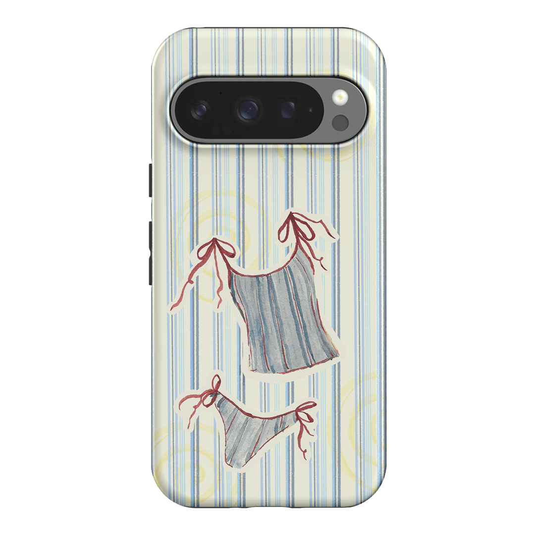 Stripe Tankini Printed Phone Cases Google Pixel 9 Pro / Armoured by Kayla Carr - The Dairy