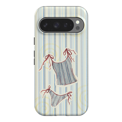 Stripe Tankini Printed Phone Cases Google Pixel 9 Pro / Armoured by Kayla Carr - The Dairy