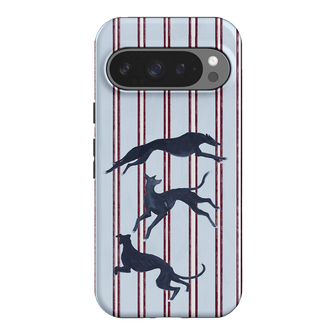 Stripey Hounds Printed Phone Cases Google Pixel 9 Pro / Armoured by Lisa Hu - The Dairy