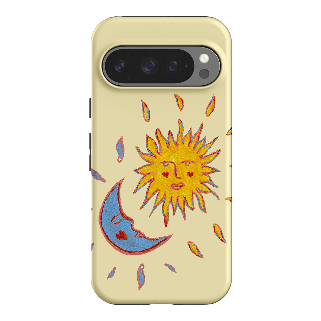 Sun & Moon Yellow Printed Phone Cases Google Pixel 9 Pro / Armoured by BG. Studio - The Dairy
