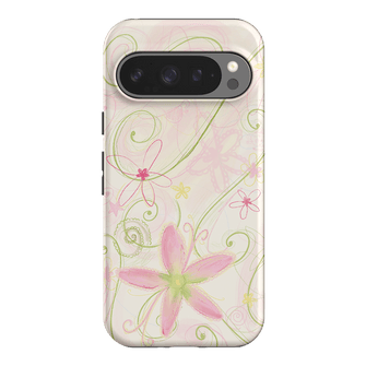 Swirl Pink Printed Phone Cases Google Pixel 9 Pro / Armoured by Kayla Carr - The Dairy