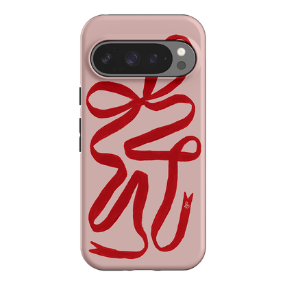 Valentine Ribbon Printed Phone Cases Google Pixel 9 Pro / Armoured by Jasmine Dowling - The Dairy