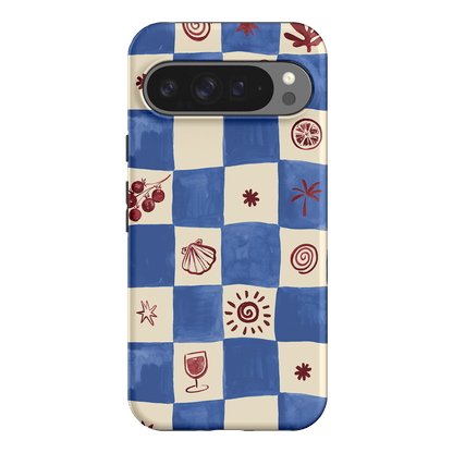 Afternoon Mezze Cornflower Printed Phone Cases Google Pixel 9 Pro XL / Armoured by Charlie Taylor - The Dairy