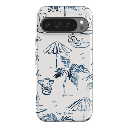Balmy Blue Printed Phone Cases Google Pixel 9 Pro XL / Armoured by Cass Deller - The Dairy