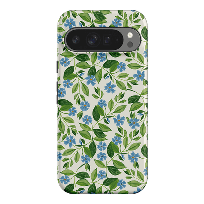 Blue Vines Printed Phone Cases Google Pixel 9 Pro XL / Armoured by Ellie Mae - The Dairy