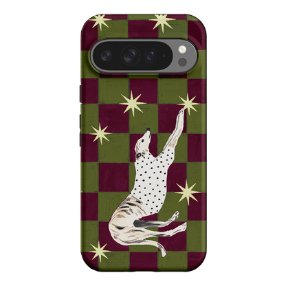 Check Greyhound Green Printed Phone Cases Google Pixel 9 Pro XL / Armoured by Lisa Hu - The Dairy