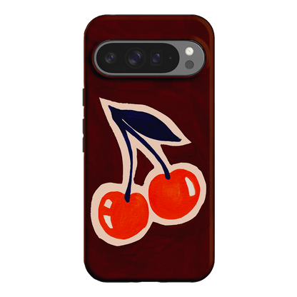 Cherries Printed Phone Cases Google Pixel 9 Pro XL / Armoured by Studio Bon - The Dairy