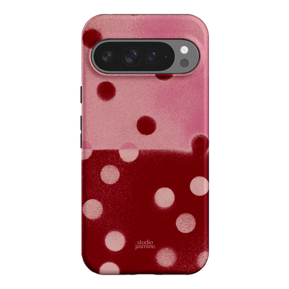 Cherry Polka Dot Printed Phone Cases Google Pixel 9 Pro XL / Armoured by Jasmine Dowling - The Dairy