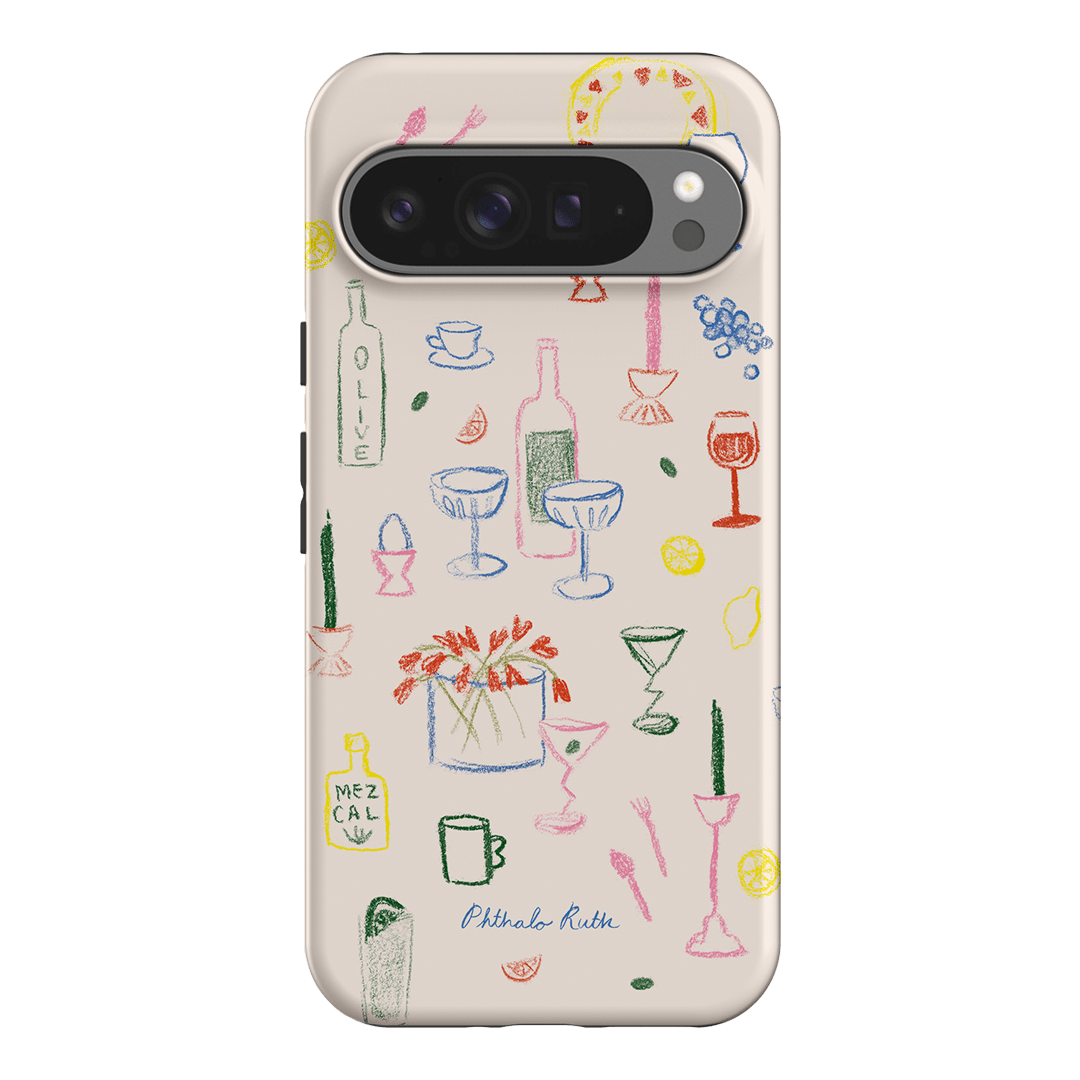 Dinnerware Printed Phone Cases Google Pixel 9 Pro XL / Armoured by Phthalo Ruth - The Dairy