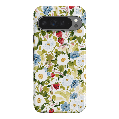 Garden Strawberries Printed Phone Cases Google Pixel 9 Pro XL / Armoured by Ellie Mae - The Dairy