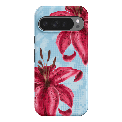 Lillies Printed Phone Cases Google Pixel 9 Pro XL / Armoured by Sally Hungerford - The Dairy