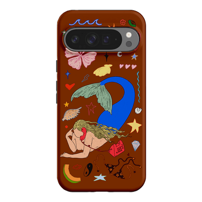 Mermaid Salad Chocolate Printed Phone Cases Google Pixel 9 Pro XL / Armoured by Easty Beasty - The Dairy