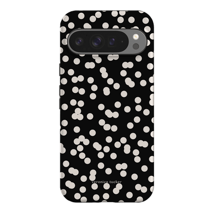 Mini Confetti Noir Printed Phone Cases Google Pixel 9 Pro XL / Armoured by Veronica Tucker - The Dairy