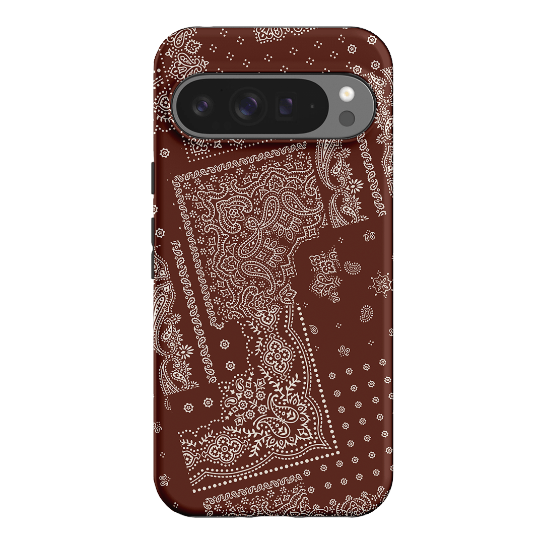 Paisley Cinnamon Printed Phone Cases Google Pixel 9 Pro XL / Armoured by The Dairy - The Dairy