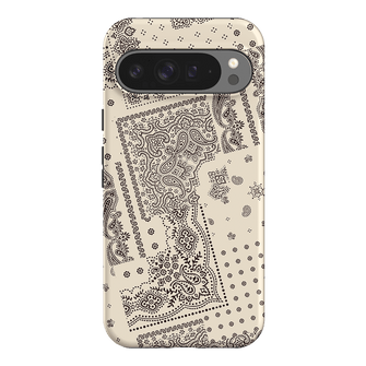 Paisley Ecru Printed Phone Cases Google Pixel 9 Pro XL / Armoured by The Dairy - The Dairy