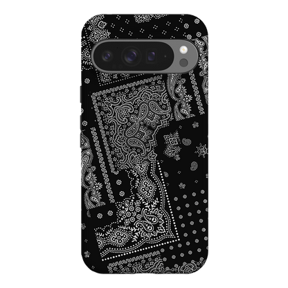 Paisley Noir Printed Phone Cases Google Pixel 9 Pro XL / Armoured by The Dairy - The Dairy