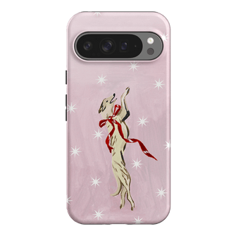 Pink Bow Hound Printed Phone Cases Google Pixel 9 Pro XL / Armoured by Lisa Hu - The Dairy