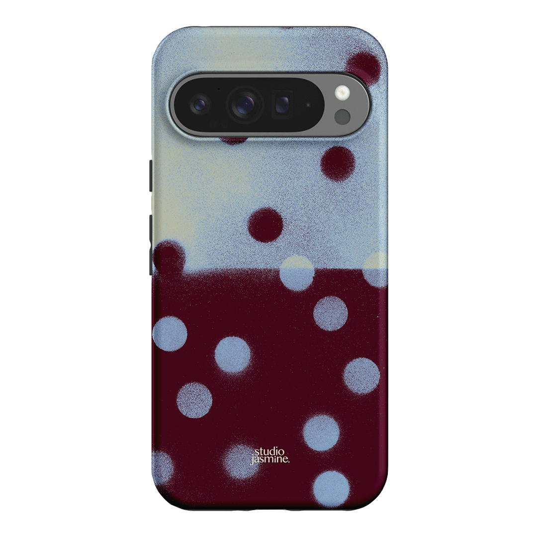 Plum Polka Dot Printed Phone Cases Google Pixel 9 Pro XL / Armoured by Jasmine Dowling - The Dairy