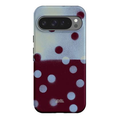 Plum Polka Dot Printed Phone Cases Google Pixel 9 Pro XL / Armoured by Jasmine Dowling - The Dairy