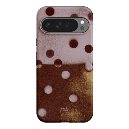 Rust Polka Dot Printed Phone Cases Google Pixel 9 Pro XL / Armoured by Jasmine Dowling - The Dairy