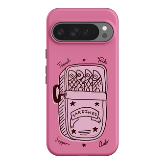 Sardine Social Pink Printed Phone Cases Google Pixel 9 Pro XL / Armoured by The Dairy - The Dairy