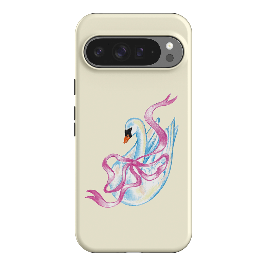 Satin Swan Printed Phone Cases Google Pixel 9 Pro XL / Armoured by Femke Studio - The Dairy