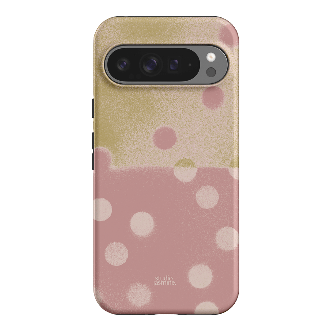 Strawberry Polka Dot Printed Phone Cases Google Pixel 9 Pro XL / Armoured by Jasmine Dowling - The Dairy