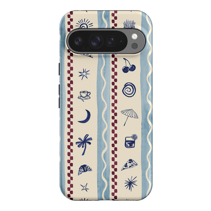 Summer Snacks Blue Printed Phone Cases Google Pixel 9 Pro XL / Armoured by Charlie Taylor - The Dairy