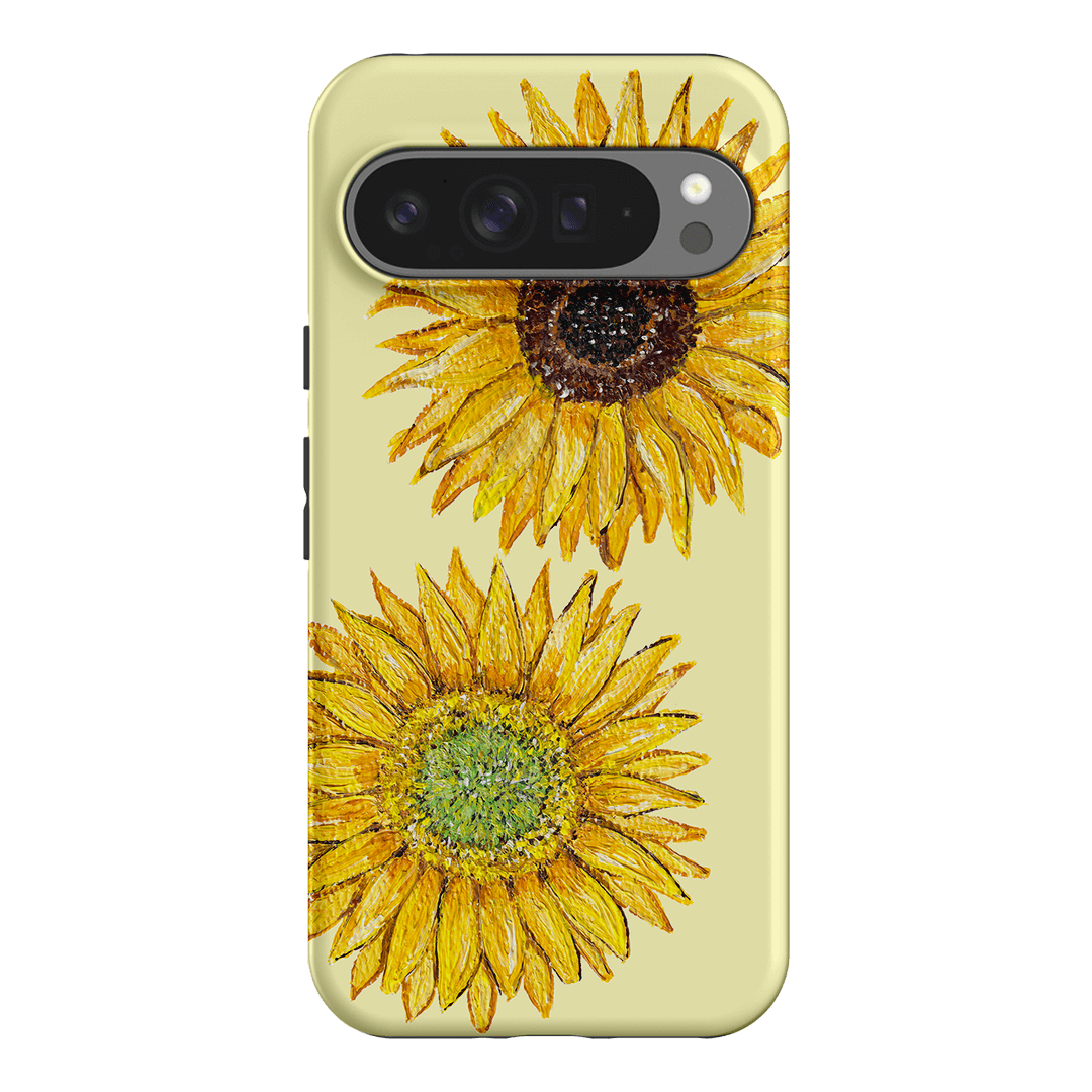 Sunflower Yellow Printed Phone Cases Google Pixel 9 Pro XL / Armoured by BG. Studio - The Dairy