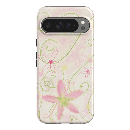 Swirl Pink Printed Phone Cases Google Pixel 9 Pro XL / Armoured by Kayla Carr - The Dairy