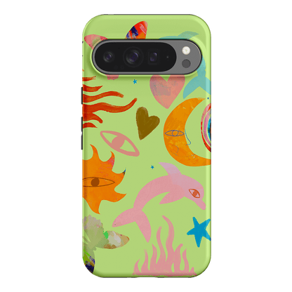 Tattoos Green Printed Phone Cases Google Pixel 9 Pro XL / Armoured by Kate Eliza - The Dairy