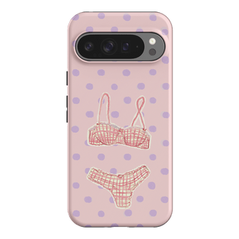 Vintage Gingham Printed Phone Cases Google Pixel 9 Pro XL / Armoured by Kayla Carr - The Dairy