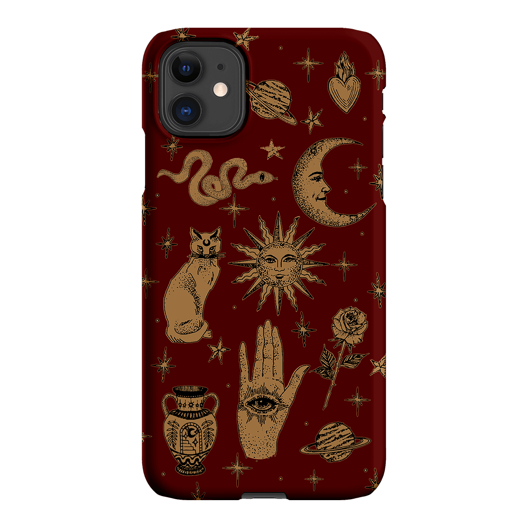 Astro Flash Red Printed Phone Cases iPhone 11 / Snap by Veronica Tucker - The Dairy